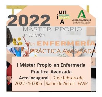 El 2 de febrero se inicia el I Máster de Enfermería de Práctica Avanzada en la Escuela Andaluza de Salud Pública